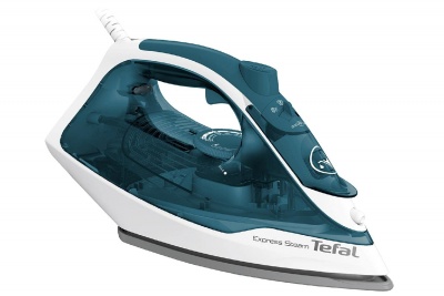 TEFAL | FV2839E0 | Steam Iron | 2400 W | Water tank capacity 270 ml | Continuous steam 40 g/min | Steam boost performance 185 g/min | Blue/White