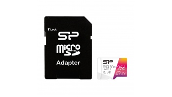 Silicon Power | microSDHC UHS-I Memory Card | Elite | 256 GB | microSDHC/SDXC | Flash memory class 10