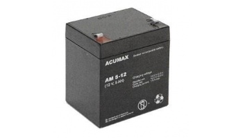 BATTERY 12V 5AH VRLA/AM5-12T2 ACUMAX EMU