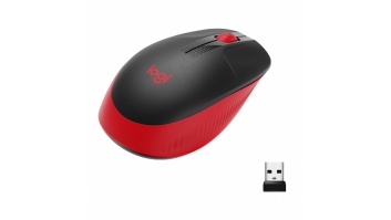 MOUSE USB OPTICAL WRL M190/RED 910-005908 LOGITECH