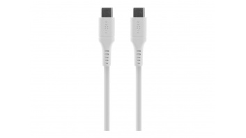 Fixed | Liquid Silicone Cable USB-C/USB-C, 2m, 60W | FIXDLS-CC2-WH