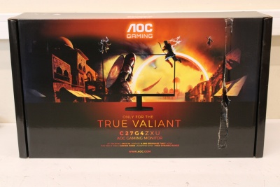 SALE OUT. AOC | C27G4ZXU | 27 " | VA | FHD | 16:9 | 280 Hz | 1 ms | 1920 x 1080 pixels | 300 cd/m² | HDMI ports quantity 2 | Warranty 36 month(s) | DAMAGED PACKAGING