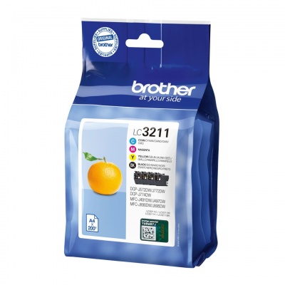 Brother Cartridge Value Pack | LC3211VAL | Ink cartridge | Black, yellow, cyan, magenta