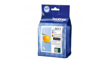 Brother Cartridge Value Pack | LC3211VAL | Ink cartridge | Black, yellow, cyan, magenta
