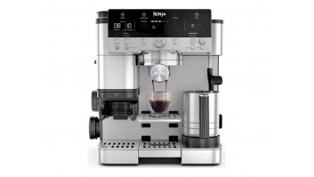 NINJA Espresso Coffee Maker | ES601EU Luxe Café Premier | Pump pressure 11 bar | Built-in milk frother | Ground | 1650 W | Black/Stainless Steel