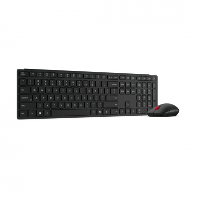 Lenovo Multi-Mode Pro Combo Keyboard and Mouse 6000-US Euro | Keyboard and Mouse Set | Wireless | Mouse included | US Euro | Bluetooth | Eclipse Black