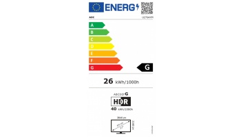 AOC | U27G4XM | 27 " | Fast IPS | UHD | 16:9 | 160 Hz | 1 ms | 3840 x 2160 pixels | 1200 cd/m² | HDMI ports quantity 1 | Black