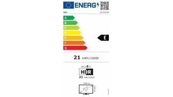 AOC | Q27G4ZDR | 27 " | QD-OLED | QHD | 16:9 | 240 Hz | 0.03 ms | 2560 x 1440 pixels | 400 cd/m² | HDMI ports quantity 2 | Black