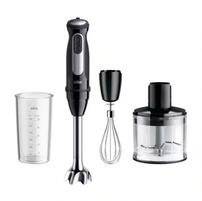 Braun Hand Blender | MQ55236M MultiQuick 5 Pro | Hand Blender | 750 W | Number of speeds 25 | Turbo mode | Black