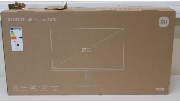 Xiaomi SALE OUT. | 4K Monitor A27Ui EU | 27 " | IPS | UHD | 16:9 | 60 Hz | 6 ms | 3840 x 2160 pixels | 360 cd/m² | HDMI ports quantity 2 | Warranty 24 month(s) | DAMAGED PACKAGING, DAMAGED  PACKAGING FOAMS