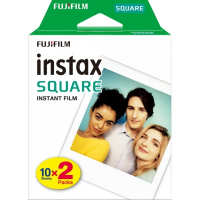 Fujifilm | Instax Square Glossy Instant film (2x10pl) | 86 x 72 mm | Image dimensions: 62 × 62 mm | Quantity 20