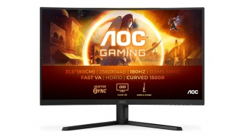AOC | CQ32G4VE | 31.5 " | VA | QHD | 16:9 | 180 Hz | 1 ms | 2560 x 1440 pixels | 300 cd/m² | HDMI ports quantity 2