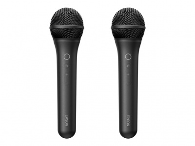 Epson ELPKM01 Wireless Karaoke Microphone Pair, Black