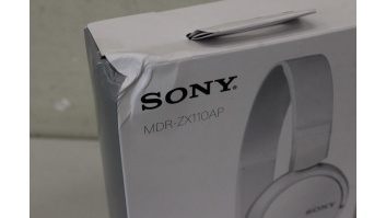 SALE OUT. Sony headphones ZX Series MDR-ZX110APW Outdoor headband, White | Sony MDR-ZX110APW.CE7 | Wired | On-Ear | Microphone | DAMAGED PACKAGING | White