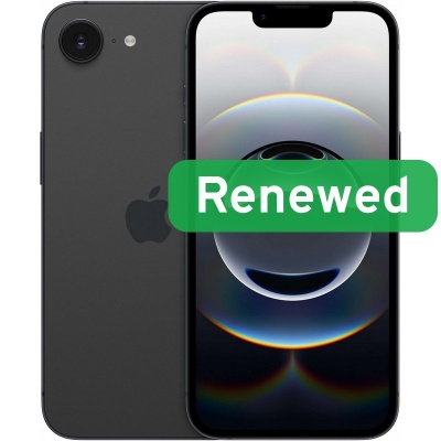 Apple Renew Grade A++ | Apple iPhone 16e | Black | 6.1 " | Super Retina XDR | 128 GB | 5G | iOS