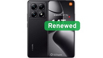 Xiaomi Renewed Grade A++ | Xiaomi 14T Pro | Titan Black | 6.67 " | AMOLED | 512 GB | 5G | Android