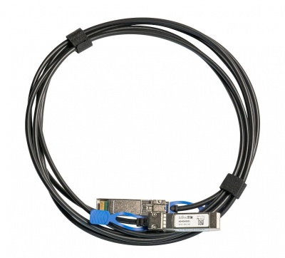 MikroTik | 25GBase Direct Attach Cable | XS+DA0001 | SFP/SFP+/SFP28 | Maximum transfer distance 1 m