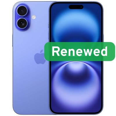 Grade A++ | Apple iPhone 16 | 6.1" OLED | 5G | 128GB | Ultramarine | iOS | Apple Renew