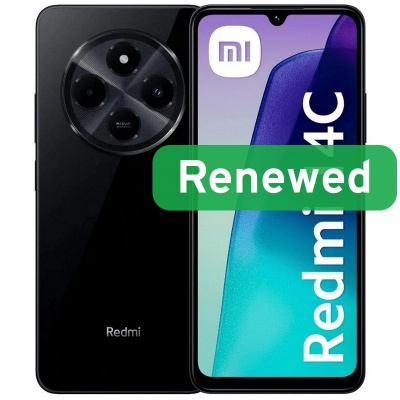 Grade A++ | Xiaomi Redmi 14C | 6.74" IPS LCD | 4G | 128GB | Midnight Black | Android | Xiaomi Renewed