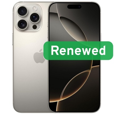 Grade A++ | Apple iPhone 16 Pro Max | 512GB | 5G | Natural Titanium | iOS | Apple Renew