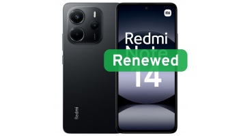 Grade A++ | Redmi Note 14 | 6GB RAM | 128GB | 4G | Midnight Black | Android | Xiaomi Renewed