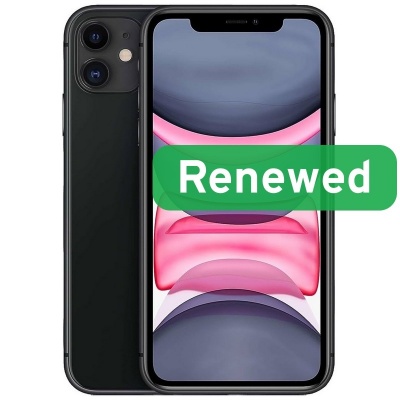 Grade C | Apple iPhone 11 | 6.1" Liquid Retina IPS | 4G | 64GB | Black | iOS | Apple Renew