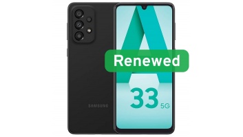 Grade B | Samsung Galaxy A33 5G | 6.4" Super AMOLED | 5G | 128GB | Black | Android | Samsung Renewed