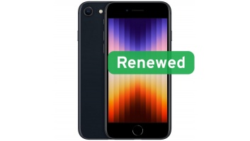 Grade B | Apple iPhone SE (2022) | 4.7" Retina IPS | 5G | 64GB | Midnight | iOS | Apple Renew