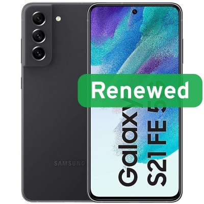 Grade A | Samsung Galaxy S21 FE | 6.4" Dynamic AMOLED 2X | 5G | 128GB | Graphite | Android | Samsung Renewed