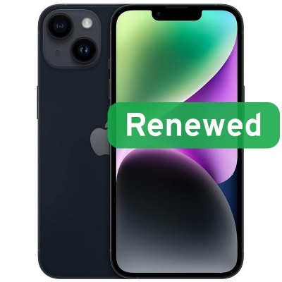 Grade C | Apple iPhone 14 | 6.1" Super Retina XDR OLED | 5G | 256GB | Midnight | iOS | Apple Renew