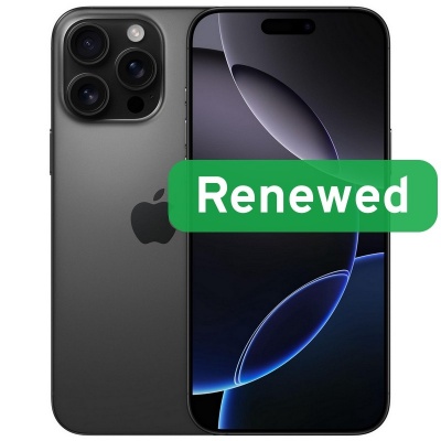 Grade A++ | Apple iPhone 16 Pro Max | 6.9" Super Retina XDR OLED | 5G | 256GB | Black | iOS | Apple Renew