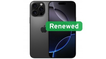 Grade A | Apple iPhone 16 Pro Max | 6.9" Super Retina XDR OLED | 5G | 256GB | Black | iOS | Apple Renew