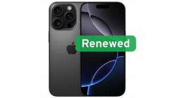 Grade A++ | Apple iPhone 16 Pro | 6.3" Super Retina XDR OLED | 5G | 128GB | Black | iOS | Apple Renew