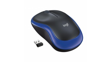 MOUSE USB OPTICAL WRL M185/BLUE 910-002236 LOGITECH