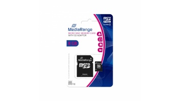 MEMORY MICRO SDHC 8GB C10/W/ADAPTER MR957 MEDIARANGE