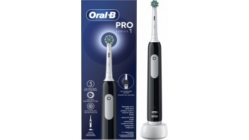 BRAUN el.zobu birste Cross Action, melna