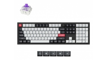 KEYBOARD WRL Q6 HE RGB/CARBON BLACK Q6H-M1 KEYCHRON