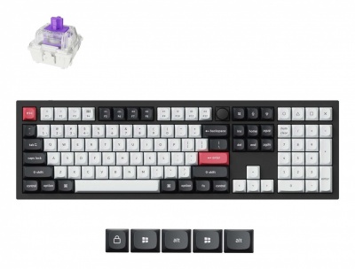 KEYBOARD WRL Q6 HE RGB/CARBON BLACK Q6H-M1 KEYCHRON