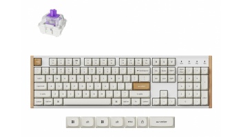 KEYBOARD WRL K10 HE SPECIAL ED/WHITE K10H-Q1 KEYCHRON