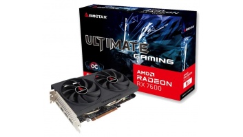 Graphics Card|BIOSTAR|AMD|Radeon RX 7600|2318 MHz|8 GB|GDDR6|128 bit|PCI Express 4.0|Active|VA76S6RM81