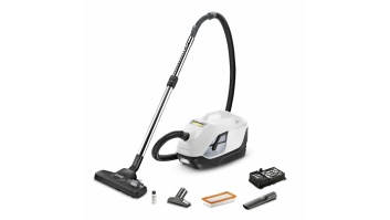 Vacuum Cleaner|KARCHER|Input power 650 W|Dust capacity 2 L|Cylinder vacuum|Cleaning type Dry|Dust container Bagless|Colour Black/White|1.195-250.0