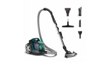 Vacuum Cleaner|PHILIPS|Bagless|900 Watts|Capacity 1.5 l|Noise 77 dB|Dark Grey|Weight 5.3 kg|FC9556/09