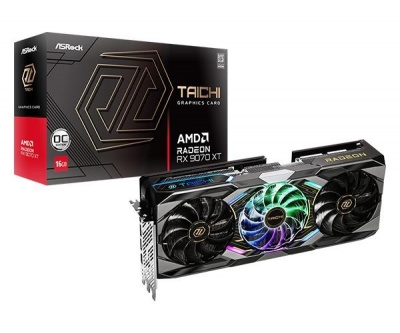 Graphics Card|ASROCK|AMD|Radeon RX 9070 XT|16 GB|GDDR6|256 bit|PCI Express x16 5.0|Active|RX9070XTTC16GO