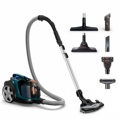 Vacuum Cleaner|PHILIPS|PowerPro Expert|Bagless|900 Watts|Capacity 2 l|Noise 75 dB|Green|Weight 5.5 kg|FC9744/09
