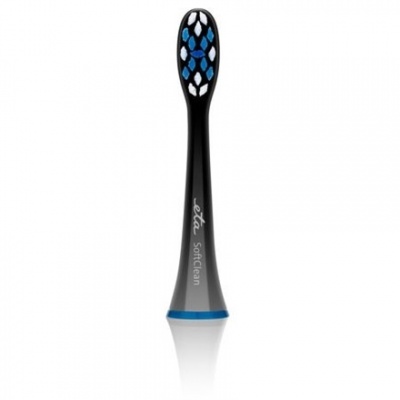 ETA | Toothbrush replacement | SoftClean ETA070790600 | Heads | For adults | Number of brush heads included 2 | Number of teeth brushing modes Does not apply | Black