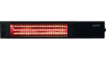 SUNRED | Heater | RDS-15W-B, Fortuna Wall | Infrared | 1500 W | Black | IP55