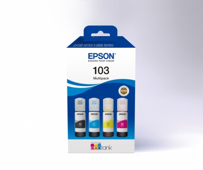 Epson 103 EcoTank | Ink Cartridge | Black, Cyan, Magenta, Yellow