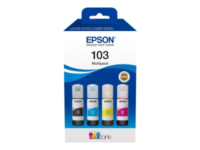 Epson 103 EcoTank | Ink Cartridge | Black, Cyan, Magenta, Yellow