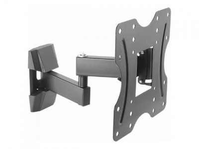 Gembird | Wall mount | WM-42ST-01 | Tilt, Swivel | 23-42 " | Black