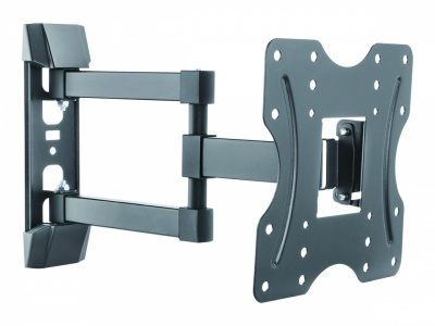 Gembird | Wall mount | WM-42ST-02 | Tilt, Swivel | 23-42 " | Black